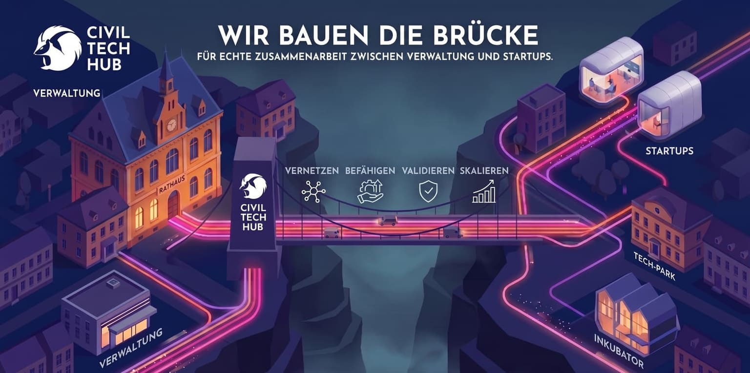Brücke am CivilTechHub in Osnabrück